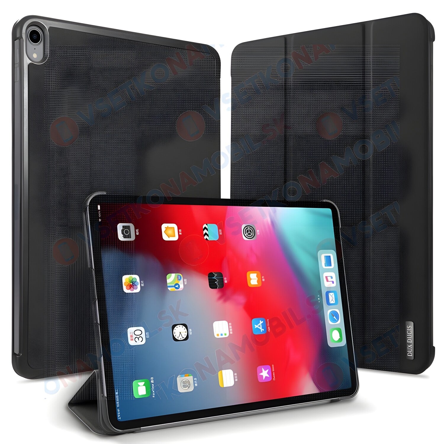 Dux Ducis Domo futrola za tablet za Apple iPad 12.9" Pro 2021 - Crna KP14633