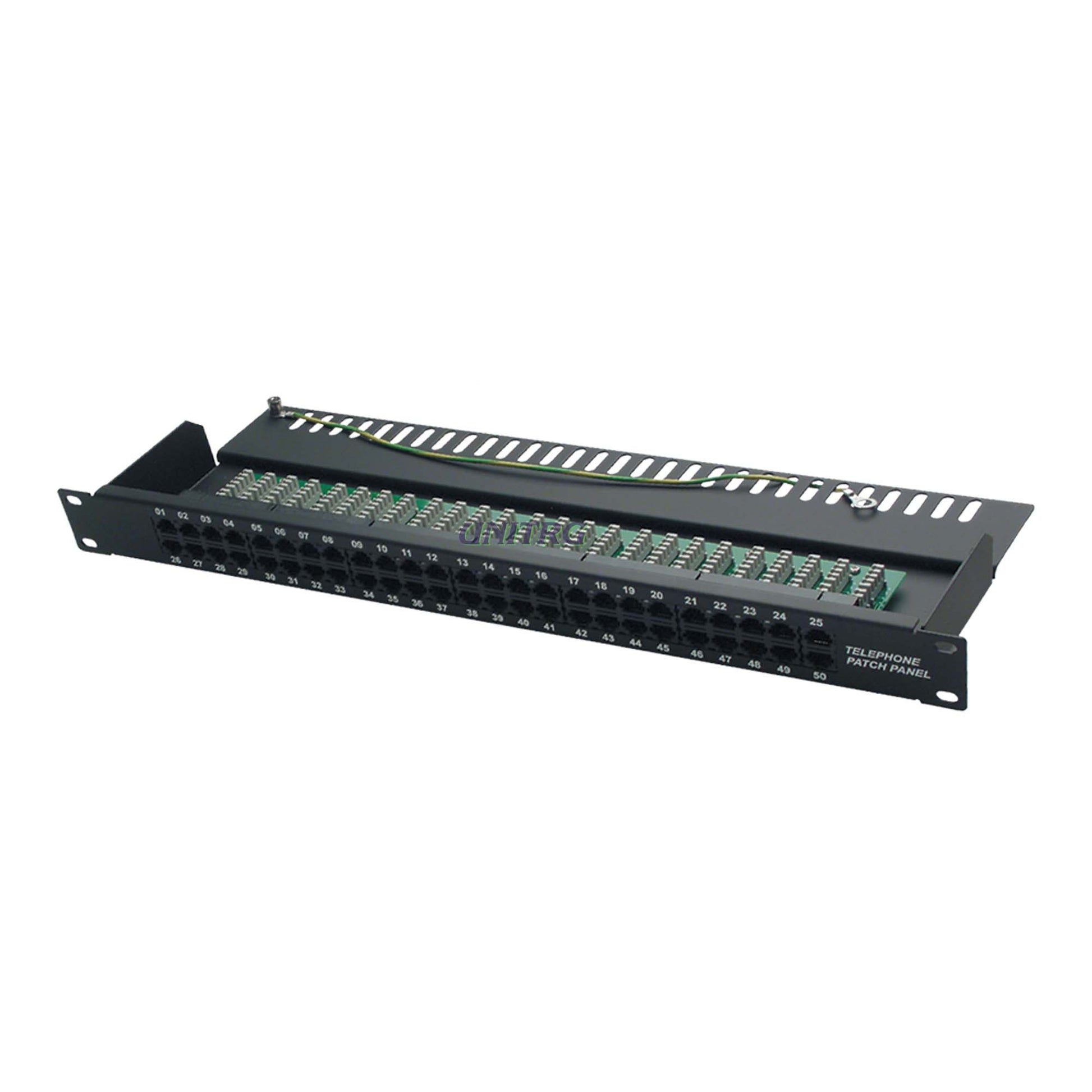 Patch panel voice RJ45 50port