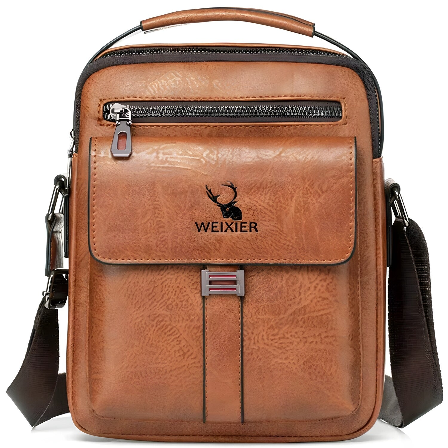 Muška Crossbody Torba WEIXIER EV-36166 - Tamnosmeđa KP36166