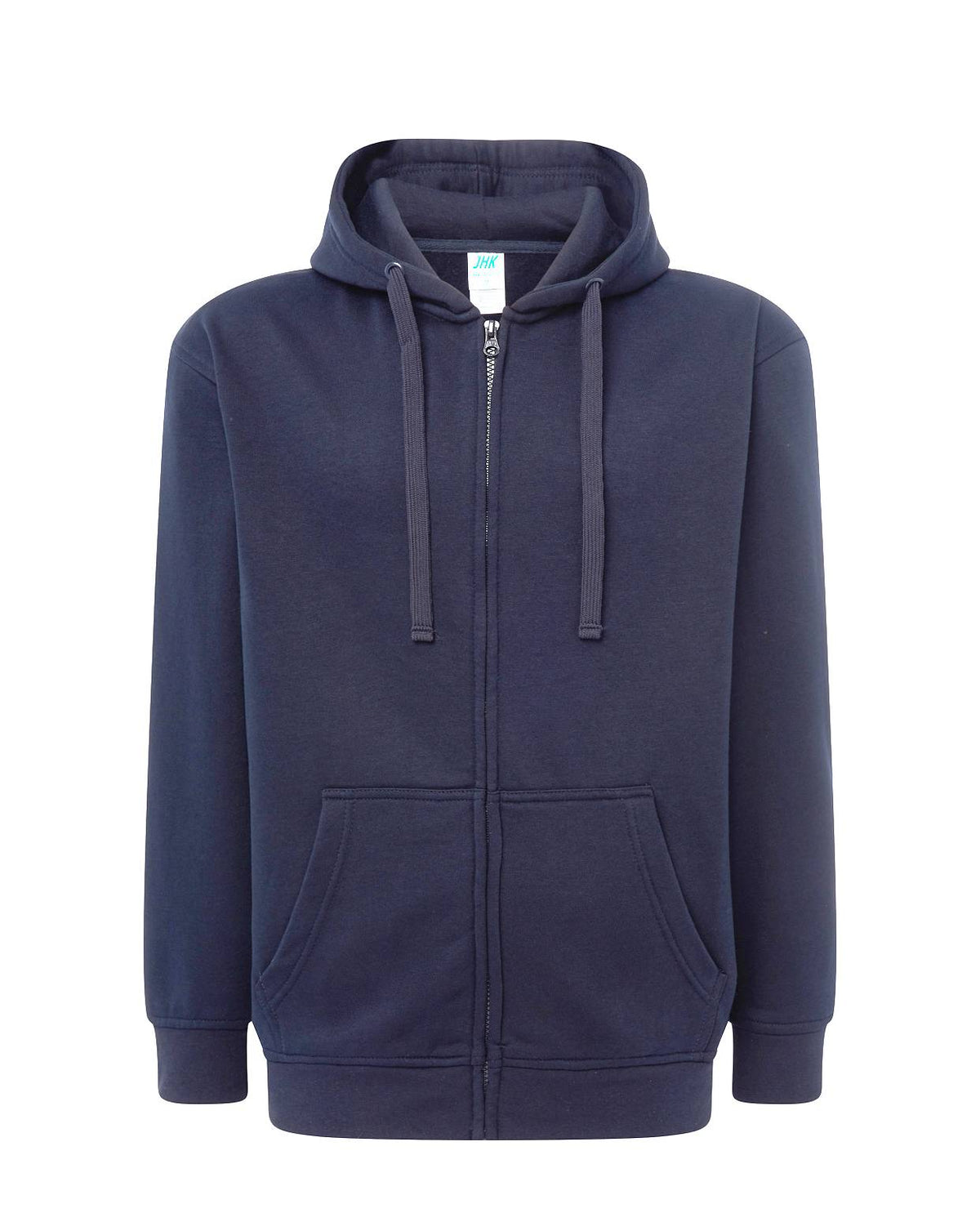 Majica s kapuljačom i zatvaračem, unisex, plava