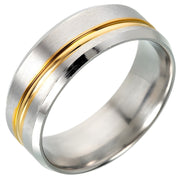 Prsten JO-17340 - Srebrna / Zlatna / 62mm KP17340
