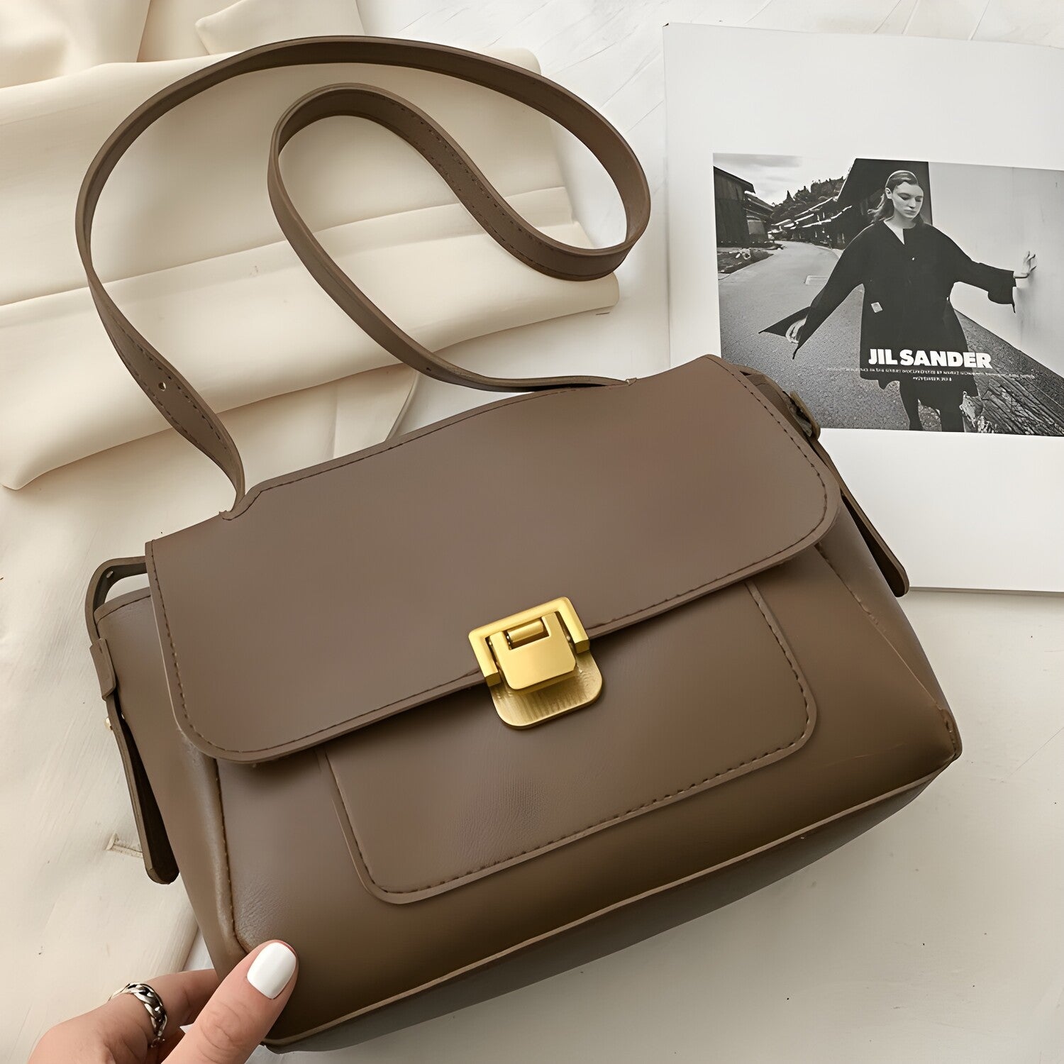 Torba ZE-12494 - Tamno smeđa KP12494
