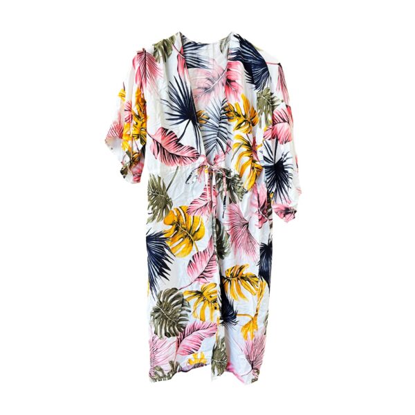 Kaftan Leaf Print Roza
