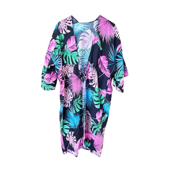 Kaftan Leaf Print Roza