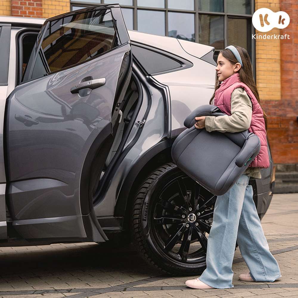 Kinderkraft autosjedalica I-Spark i-Size 15-36 kg (100-150 cm), Grey