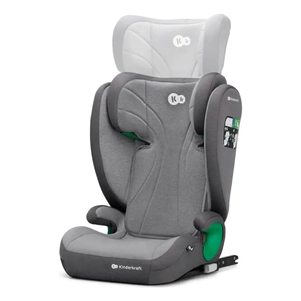 Kinderkraft autosjedalica Junior Fix 2 i-Size 15-36 kg (100-150 cm), Rocket grey