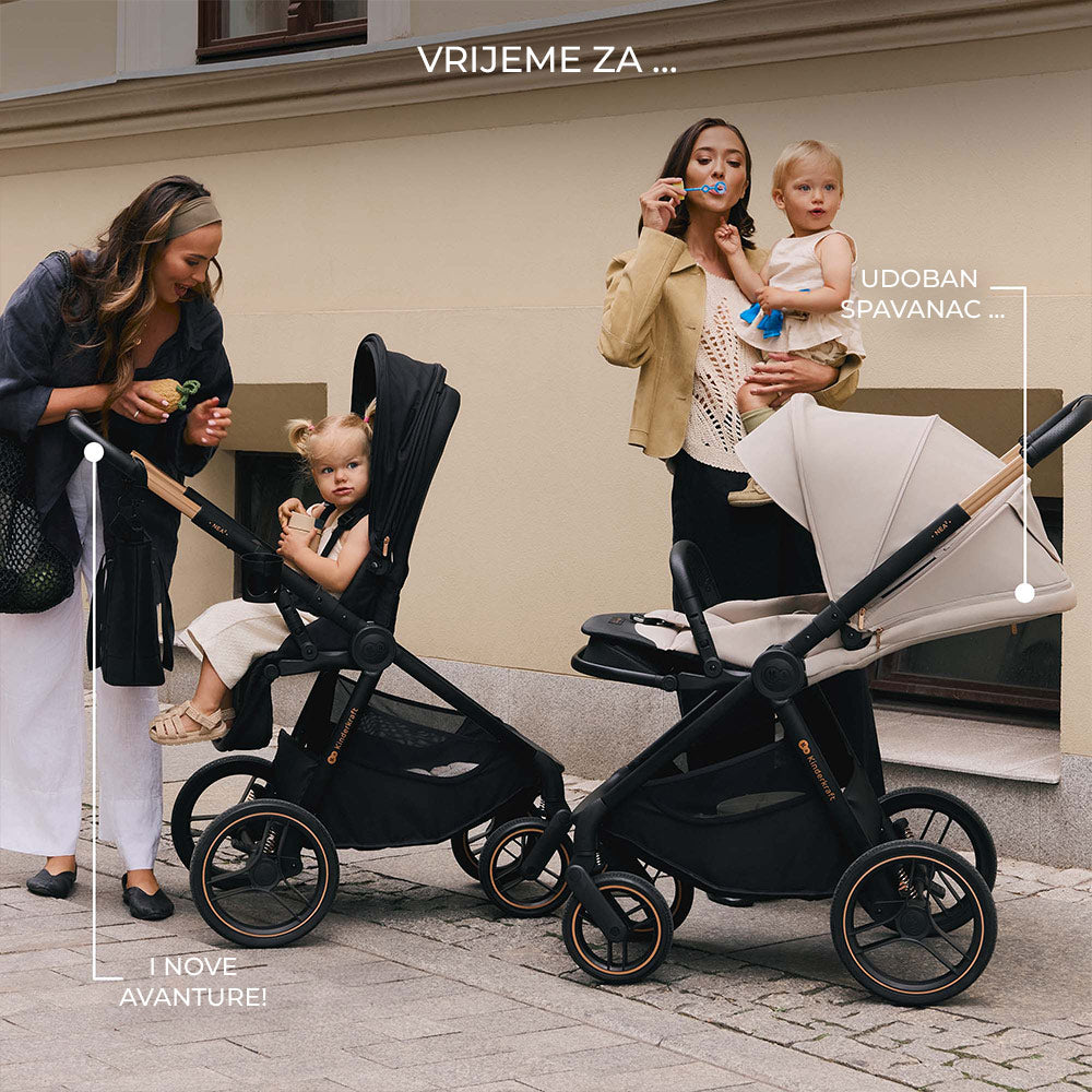 Kinderkraft dječja kolica Nea 2 2u1, Deep Grey