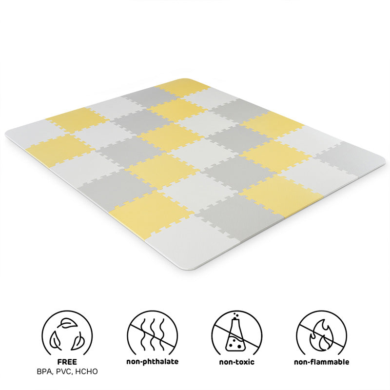 Kinderkraft puzzle LUNO, žute