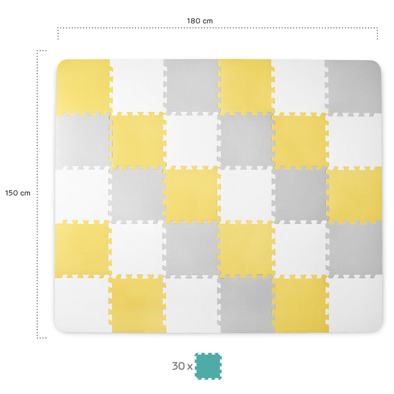 Kinderkraft puzzle LUNO - Žute