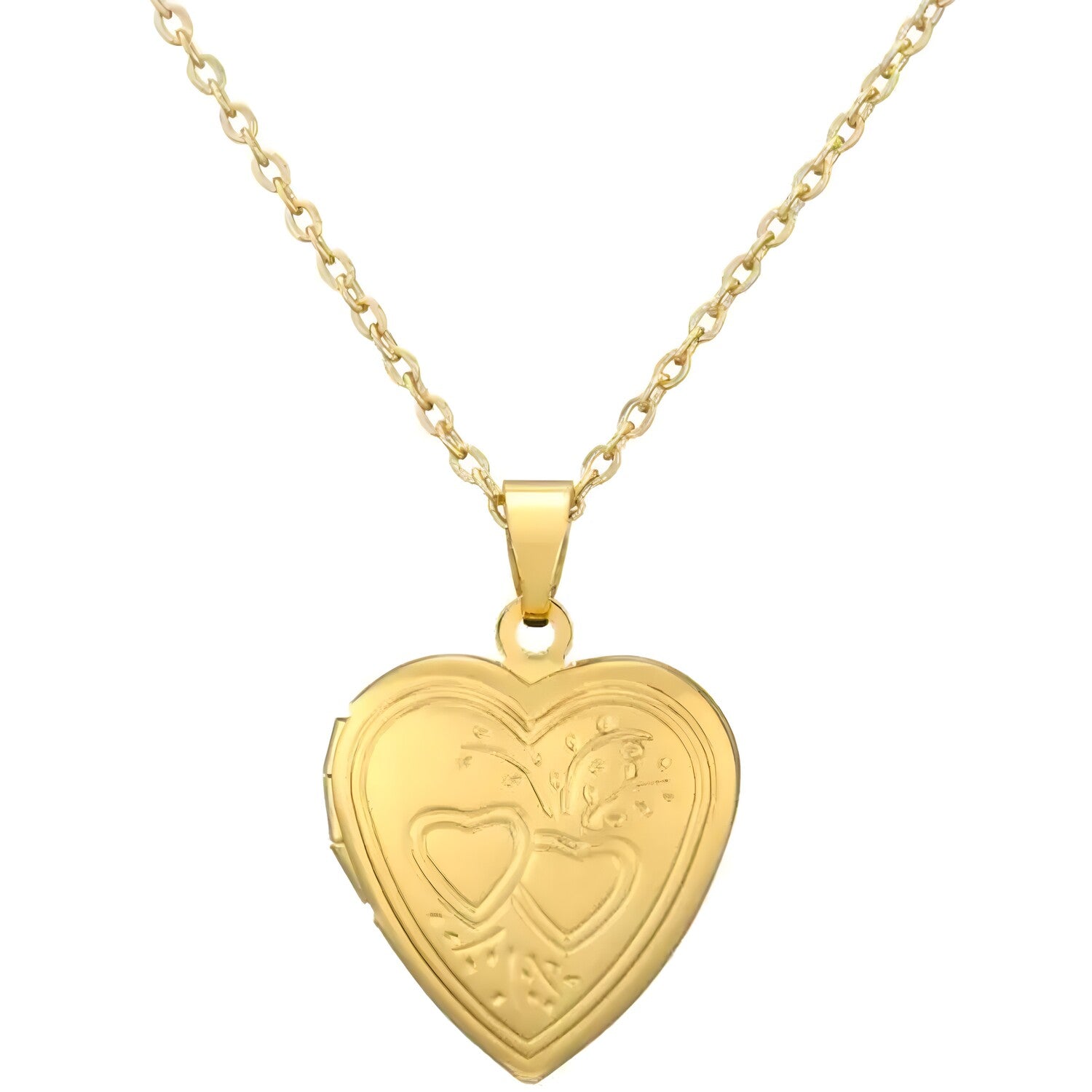 Ogrlica KI-34237 Heart - Zlatna KP34237