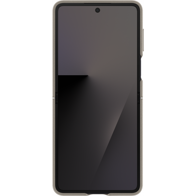Usnjena maska Kindsuit za Samsung Galaxy Z Flip7 Taupe EF-VF766PJEGWW