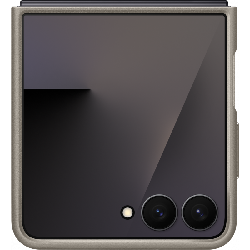 Usnjena maska Kindsuit za Samsung Galaxy Z Flip7 Taupe EF-VF766PJEGWW