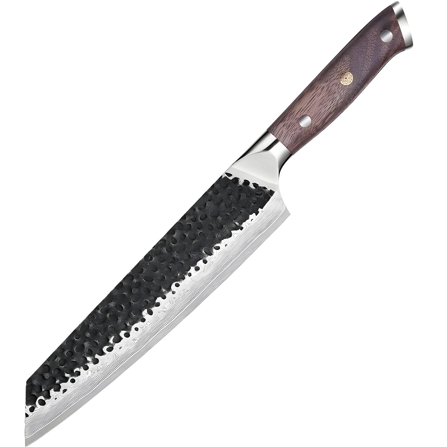 Damaskasti kuhinjski nož TE-37526 - Kiritsuke / Smeđa KP37526