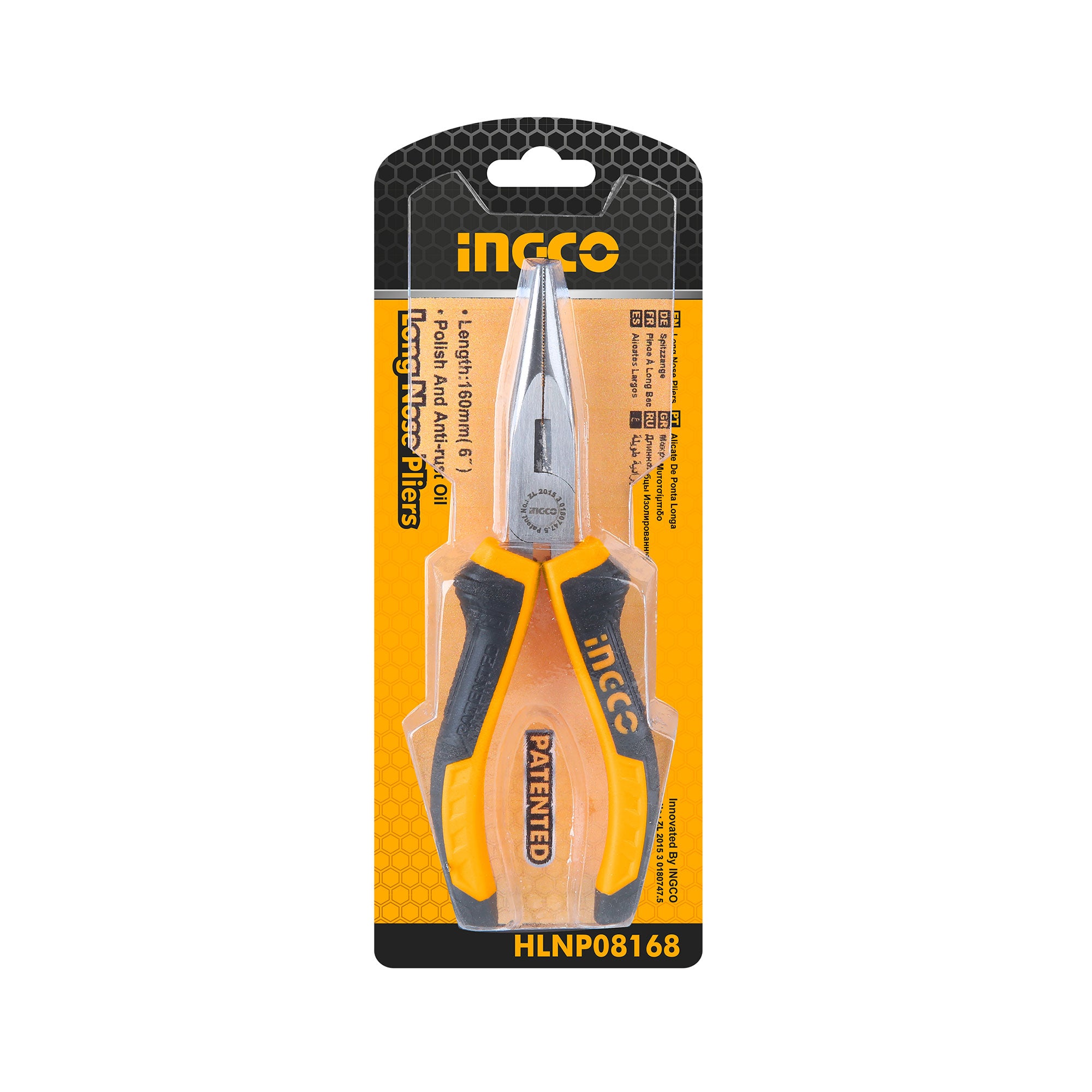 Kombinirane klešče špic 6''/160 - HLNP08168 INGCO