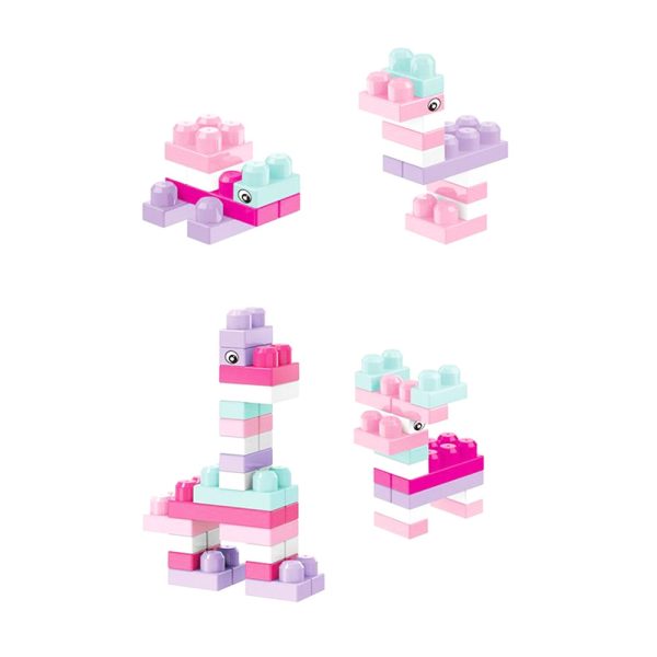 Kocke Building Blocks Roza Medium – 35 kom
