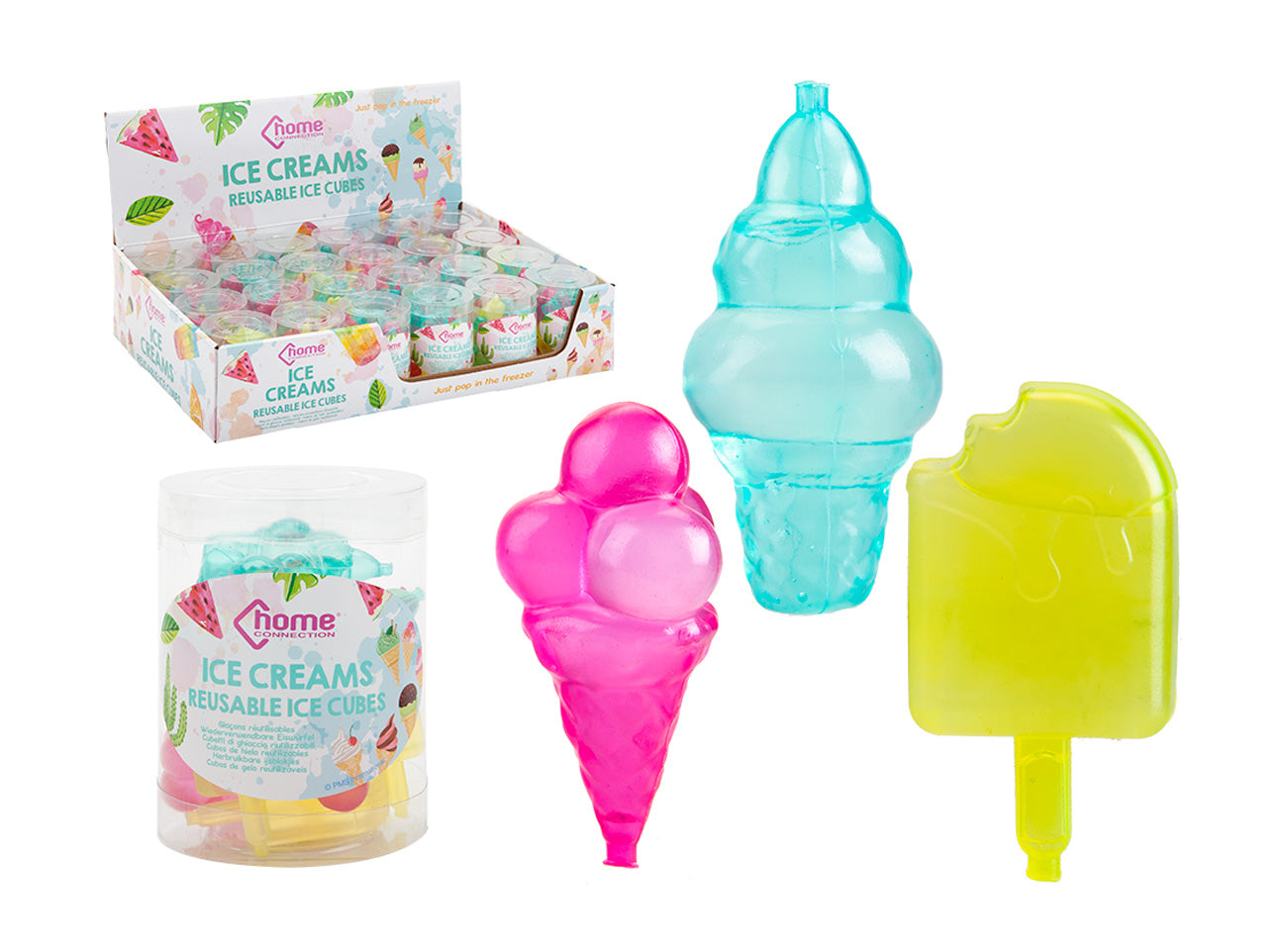 Višekratne kocke za led Ice Cream – dodatak svakom piću ❄️