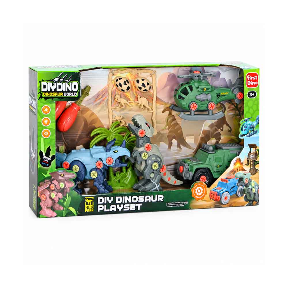 DIY set s dinosaurima i vozilima 4/1 – 2 modela Model 02