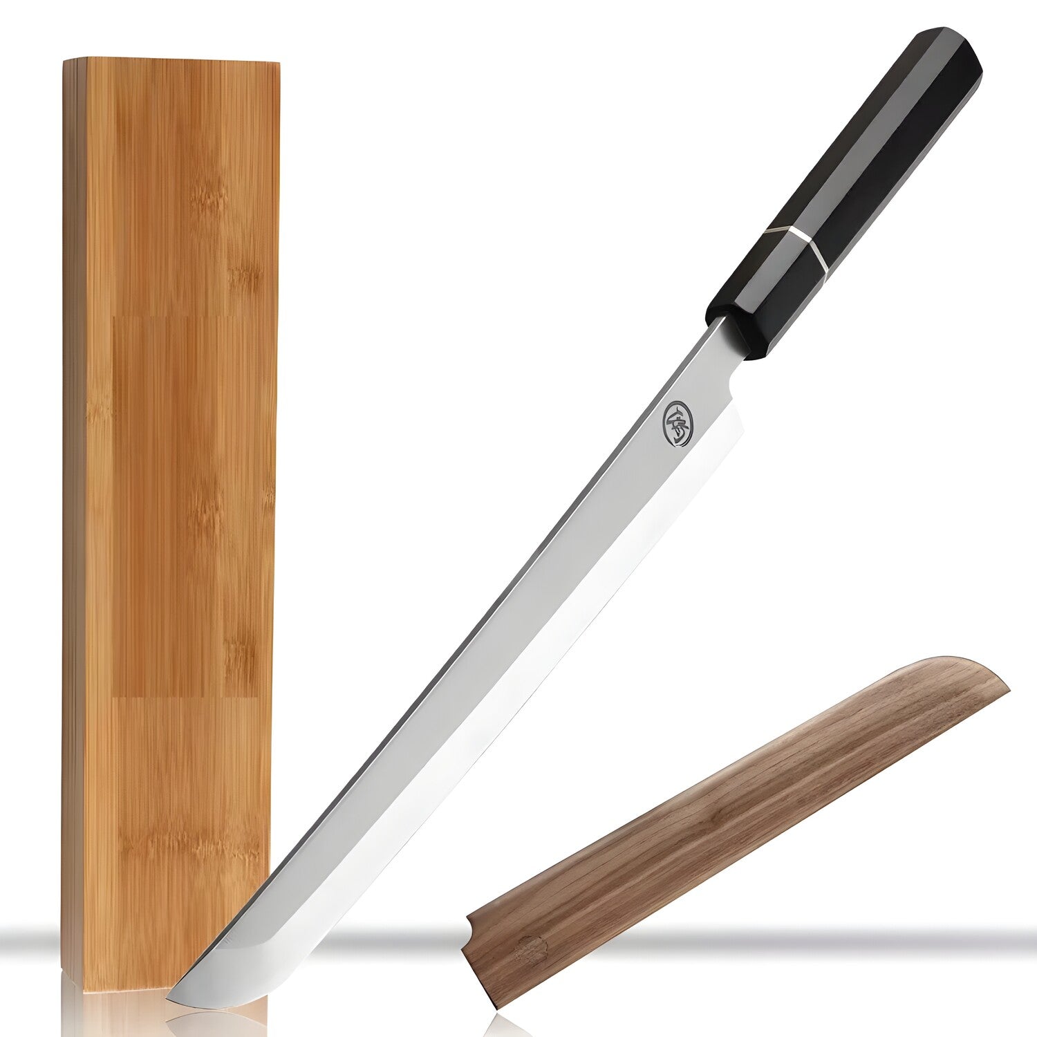 Kuhinjski nož SA-21787 za Sushi - Tamno smeđa / Crna KP21787