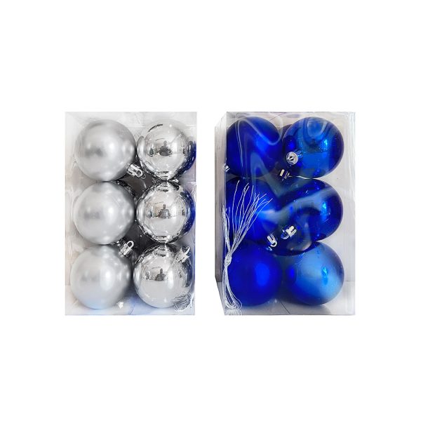 Kuglice 60cm srebrne ili plave Plava