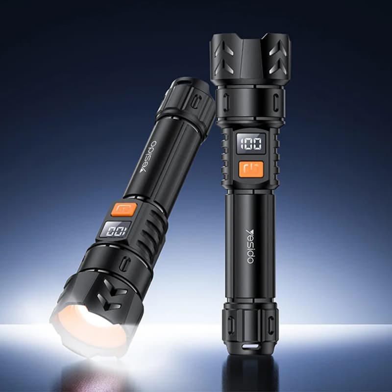 Ručna LED svjetiljka Yesido TC10 - 220lm - crna