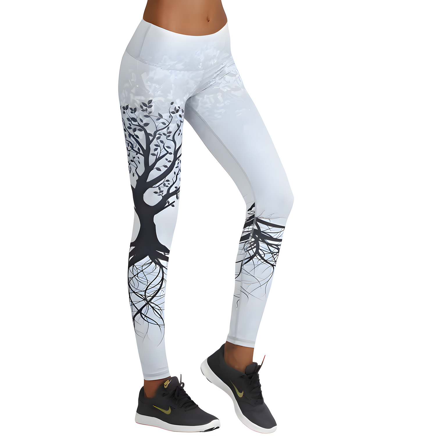 Damske Tajice Tree - Bijela / XL KP24830