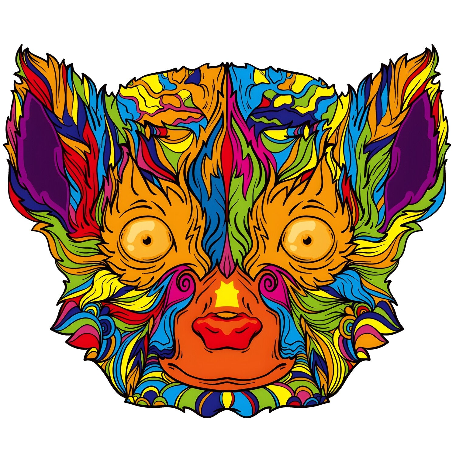 Drvene puzzle - Lemur / S KP21960