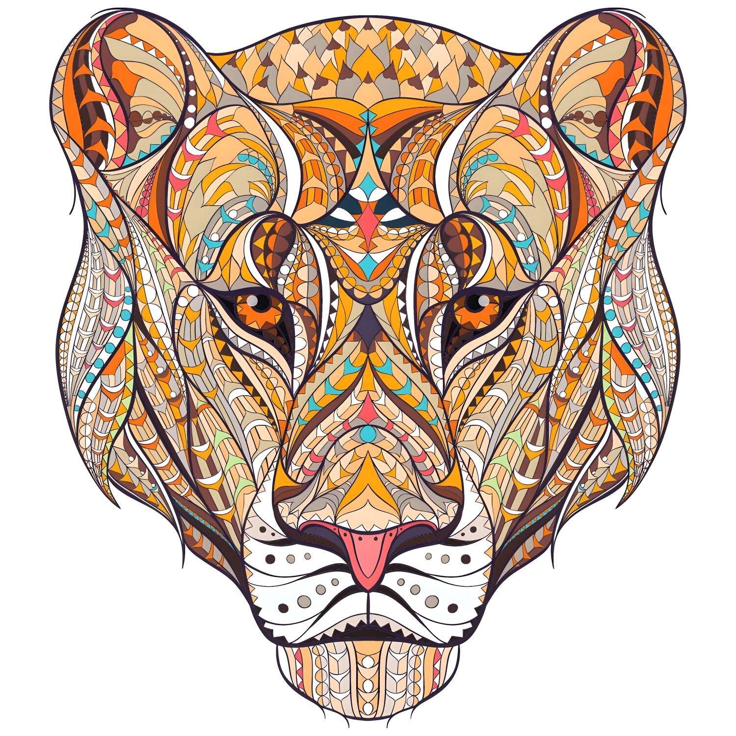 Drvene puzzle - Leopard / L KP21929