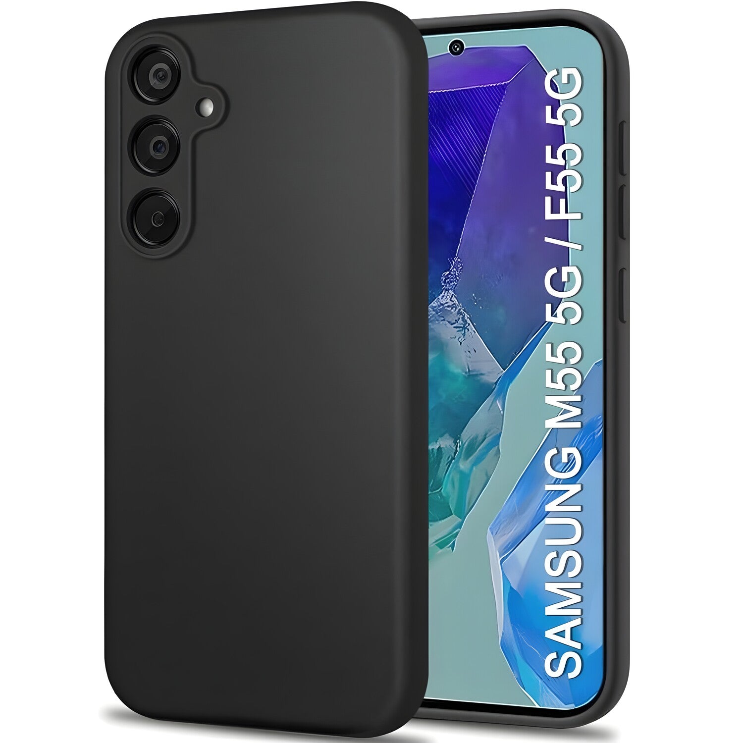 Silikonska Futrola Soft Case za Samsung Galaxy M55/Galaxy F55 - Crna KP32914