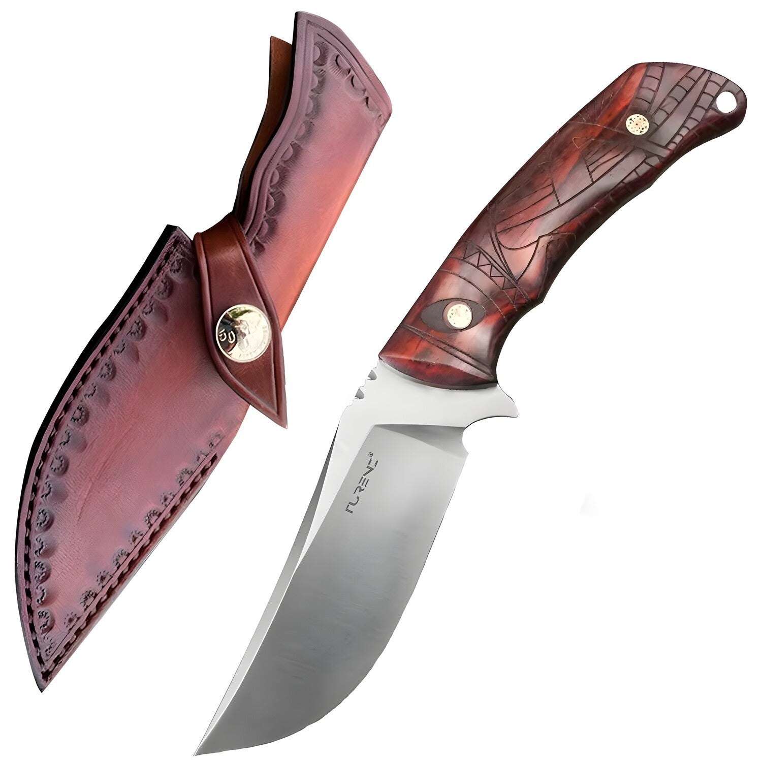 Vanjski lovački nož HARAHU AK-31410 - Smeđa KP31410