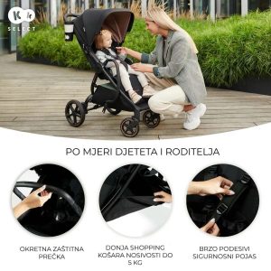 Kinderkraft sportska kolica Mitzy, Linen Beige