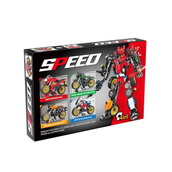 Kocke Motor + Robot – 2u1 set kocaka za slaganje