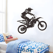 Naljepnica za zid / Tapeta Motociklist KP16602