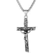 Ogrlica Inri - Srebrna KP22839