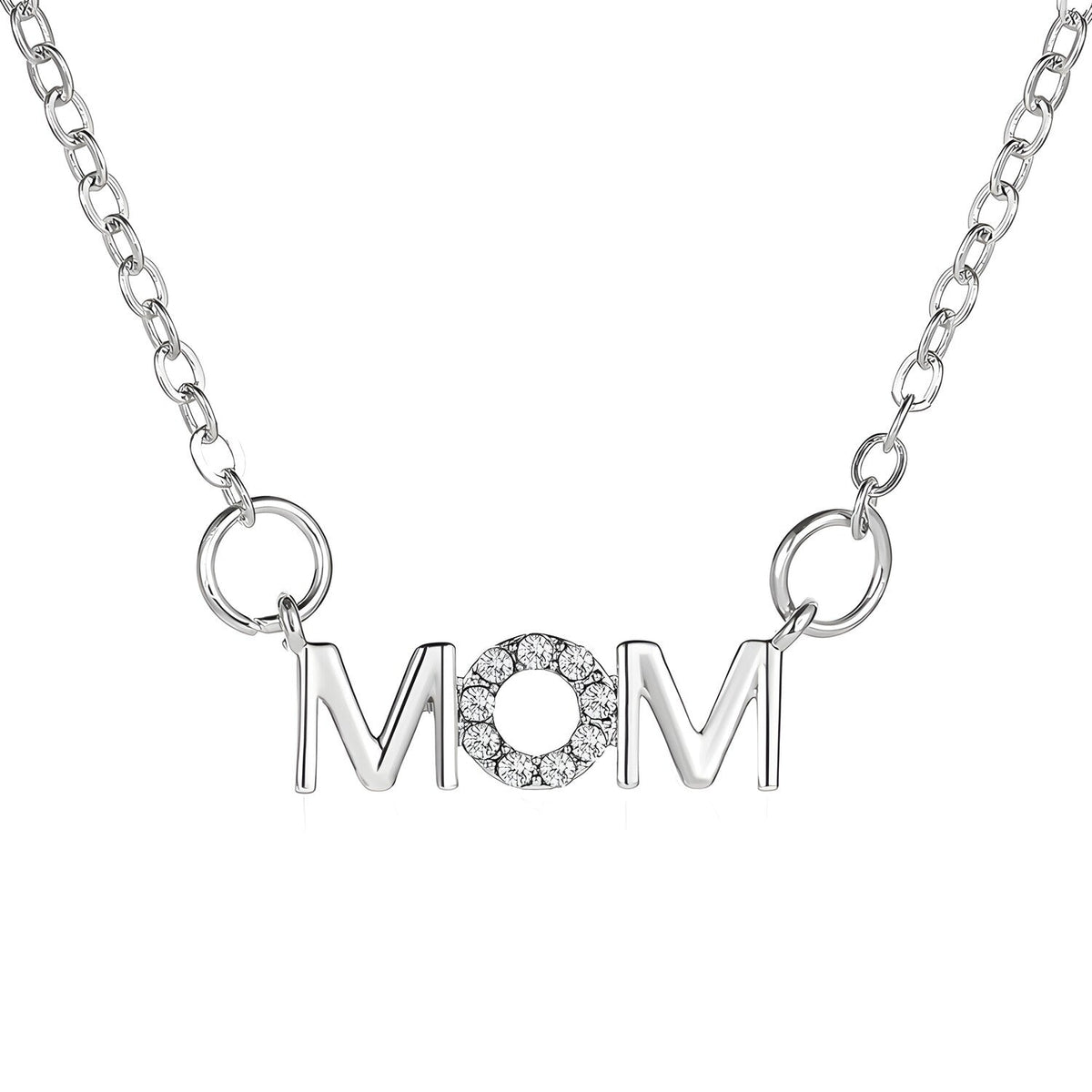 Ogrlica Mom - Srebrna