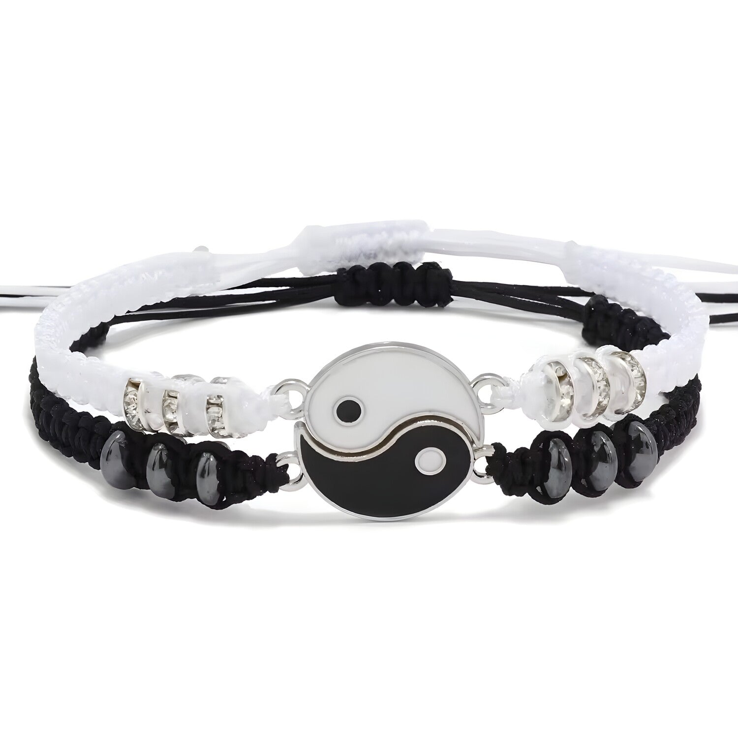 Narukvice VO-33514 Yin Yang - Crna / Bijela KP33514