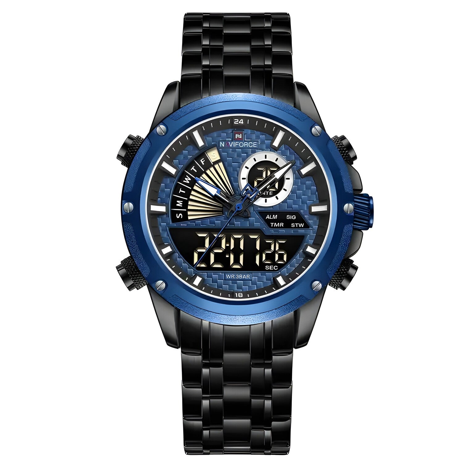 Sat NAVIFORCE RI-29607 - Crna / Plava KP29607
