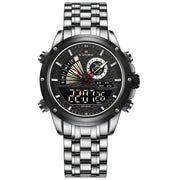 Sat NAVIFORCE RI-29601 - Srebrna / Crna KP29601