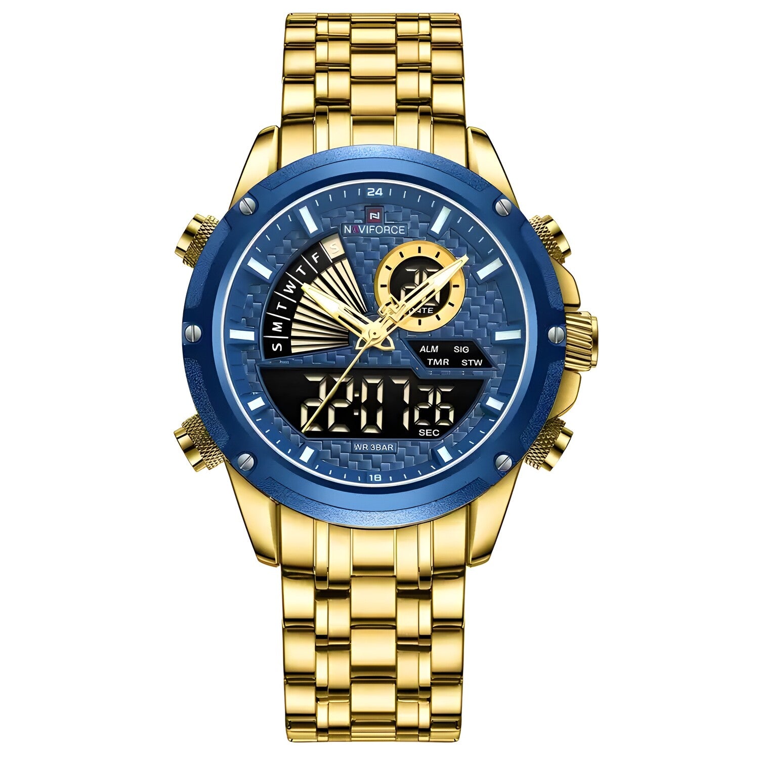 Satovi NAVIFORCE RI-29605 - Zlatna / Plava KP29605