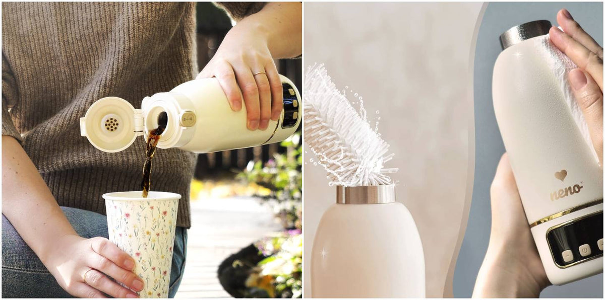 NENO SAVIA prijenosni grijač - bočica/termosica s baterijom 500 ml