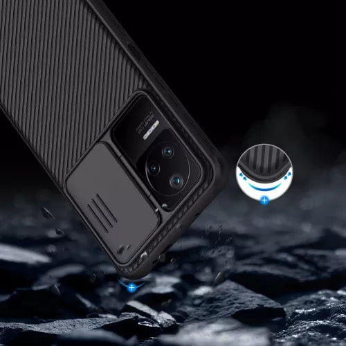 NILLKIN CAMSHIELD PRO ZA POCO F4 5G ČRNI