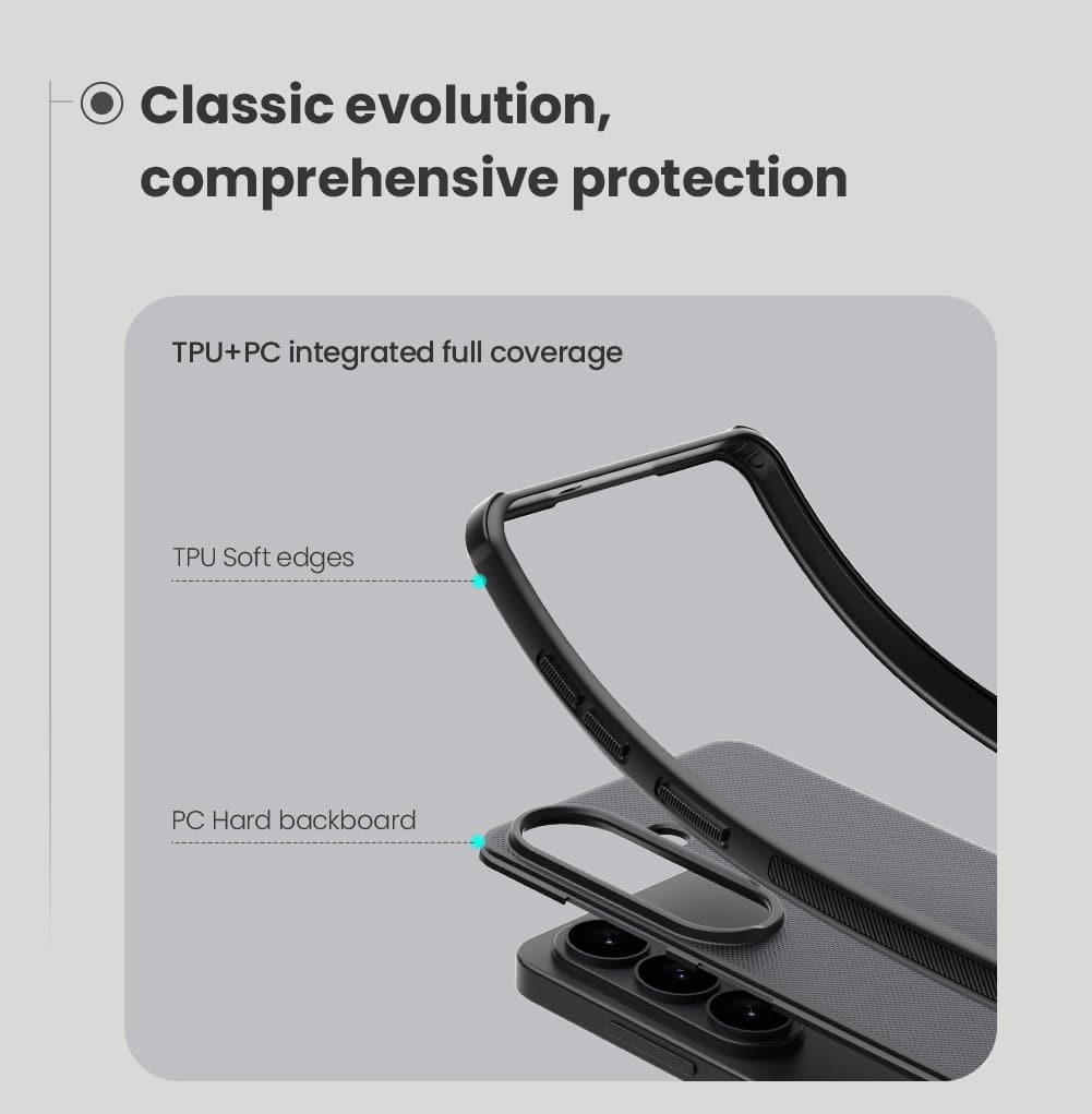 Nillkin Super Frosted PRO magnetska stražnja maska ​​za Samsung Galaxy S26 crna