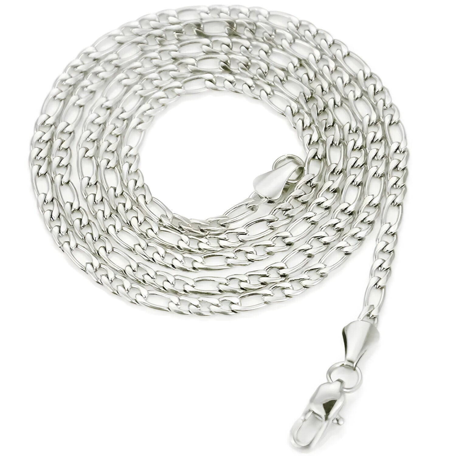 Muška ogrlica NO-34273 - Srebrna / 60cm KP34273