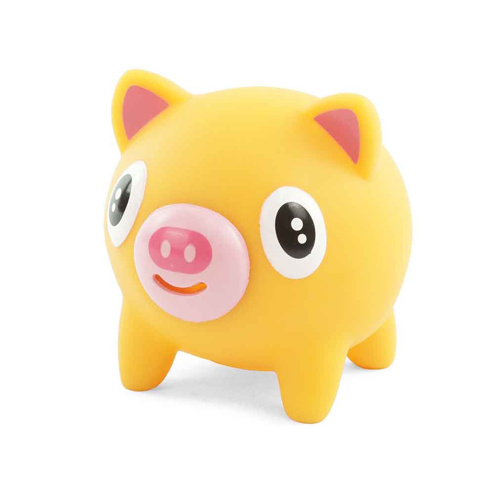 Zvučni praščić koji plazi jezik Noisy Pig 10,5 cm Žuta