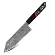 Damaskovski kuhinjski nož ZA-37443 - Cleaver / Crna / Crvena KP37443