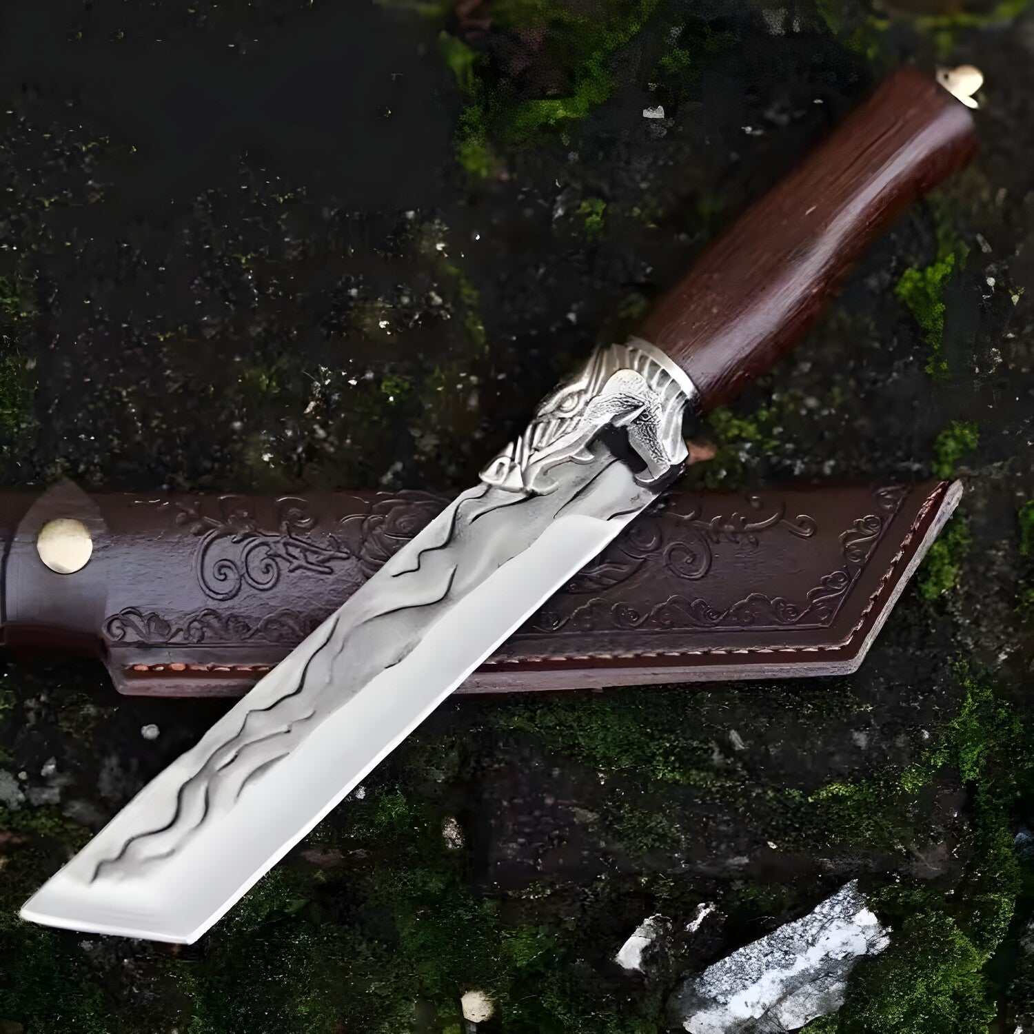 Kuhinjski nož AG-33009 - Smeđa KP33009