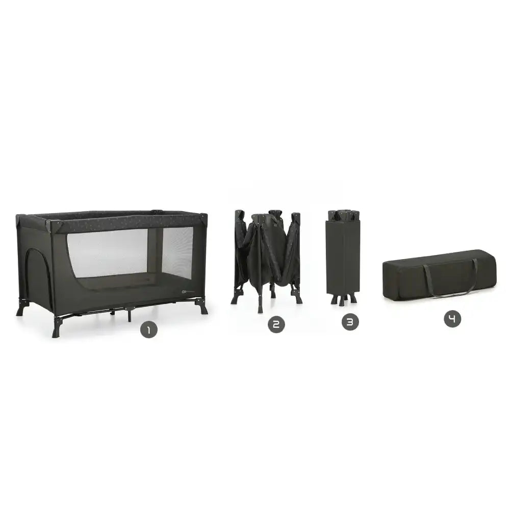 Kinderkraft Putni krevetić 2u1 LIGHT JOY, Grey