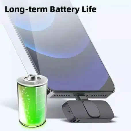 Techsuit - (2 kom) Lavalier Bežični mikrofoni - s prijemnikom- Lightning Konektor za iPhone Plug & Play- kopča za ovratnik