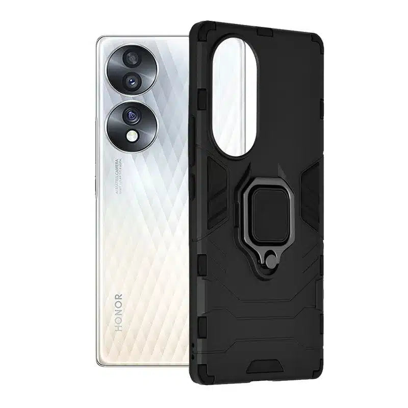 Techsuit Silicone Shield maska za Honor 70 -crna