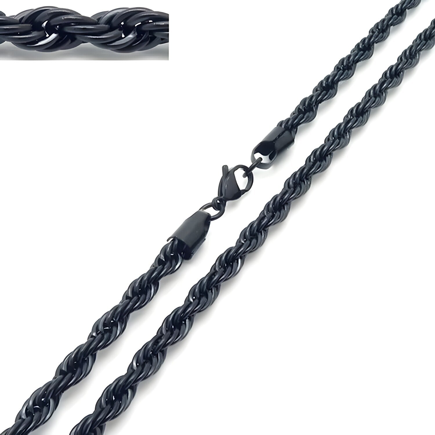 Muški Lanac - Crna / 60 cm / 4 mm KP32993
