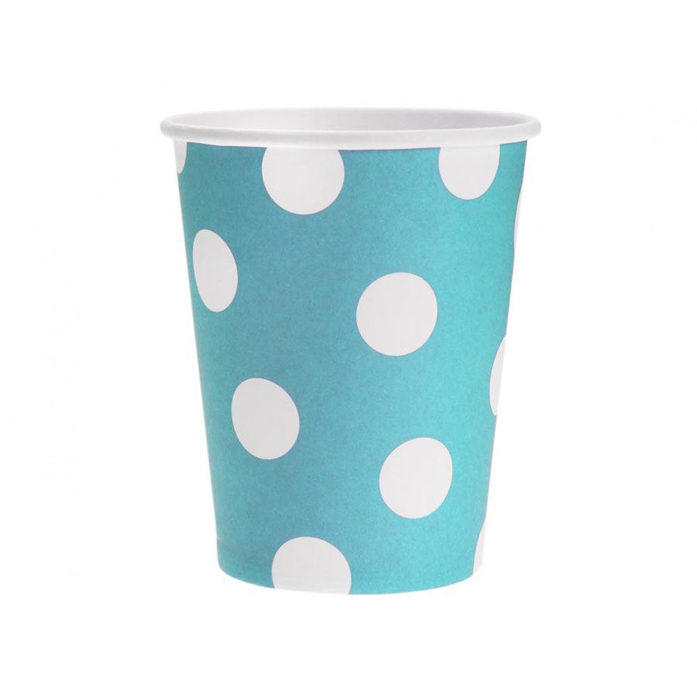 Papirnate čase Dots 270ml Plava